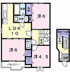 シェル　ブール　Ａの物件間取画像